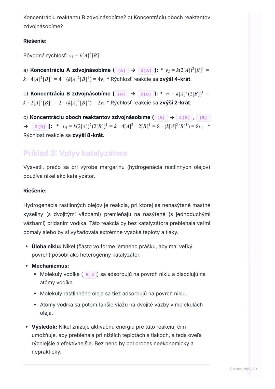 # Chemická kinetika
## Prehľad / Úvod
Chemická kinetika je oblasť chémie, ktorá sa zaoberá štúdiom rýchlosti,
akou prebiehajú chemické rea
