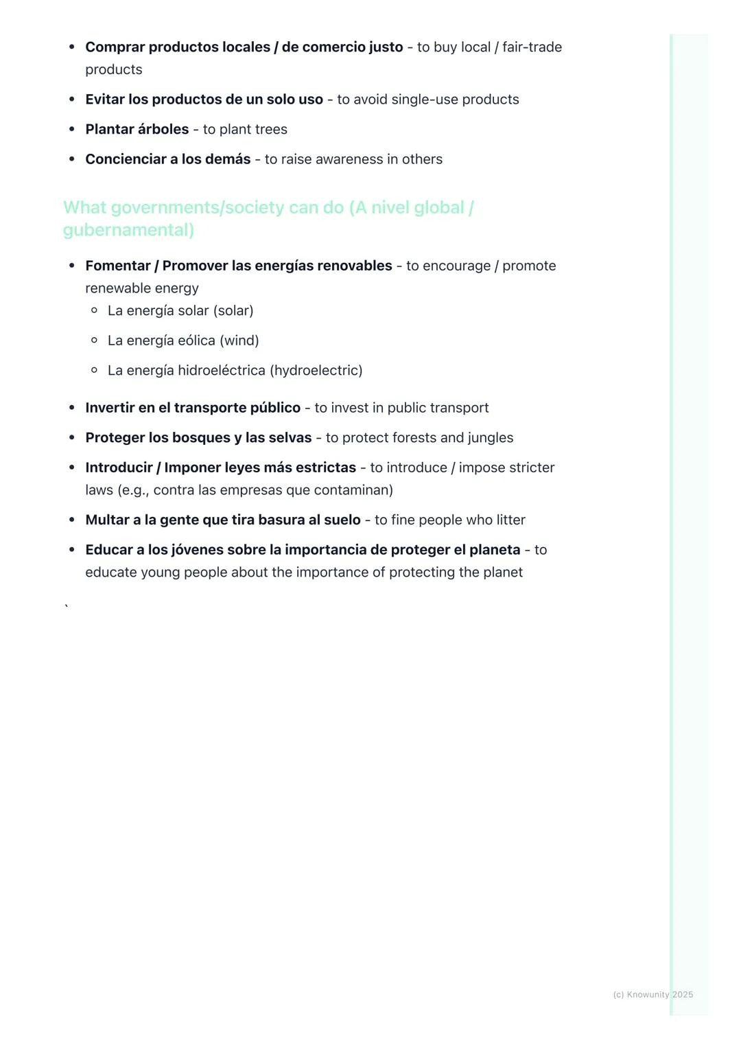 # Environment, Climate Change,
and Global Issues
Introduction to environmental vocabulary
This is a huge topic for the Leaving Cert, comes