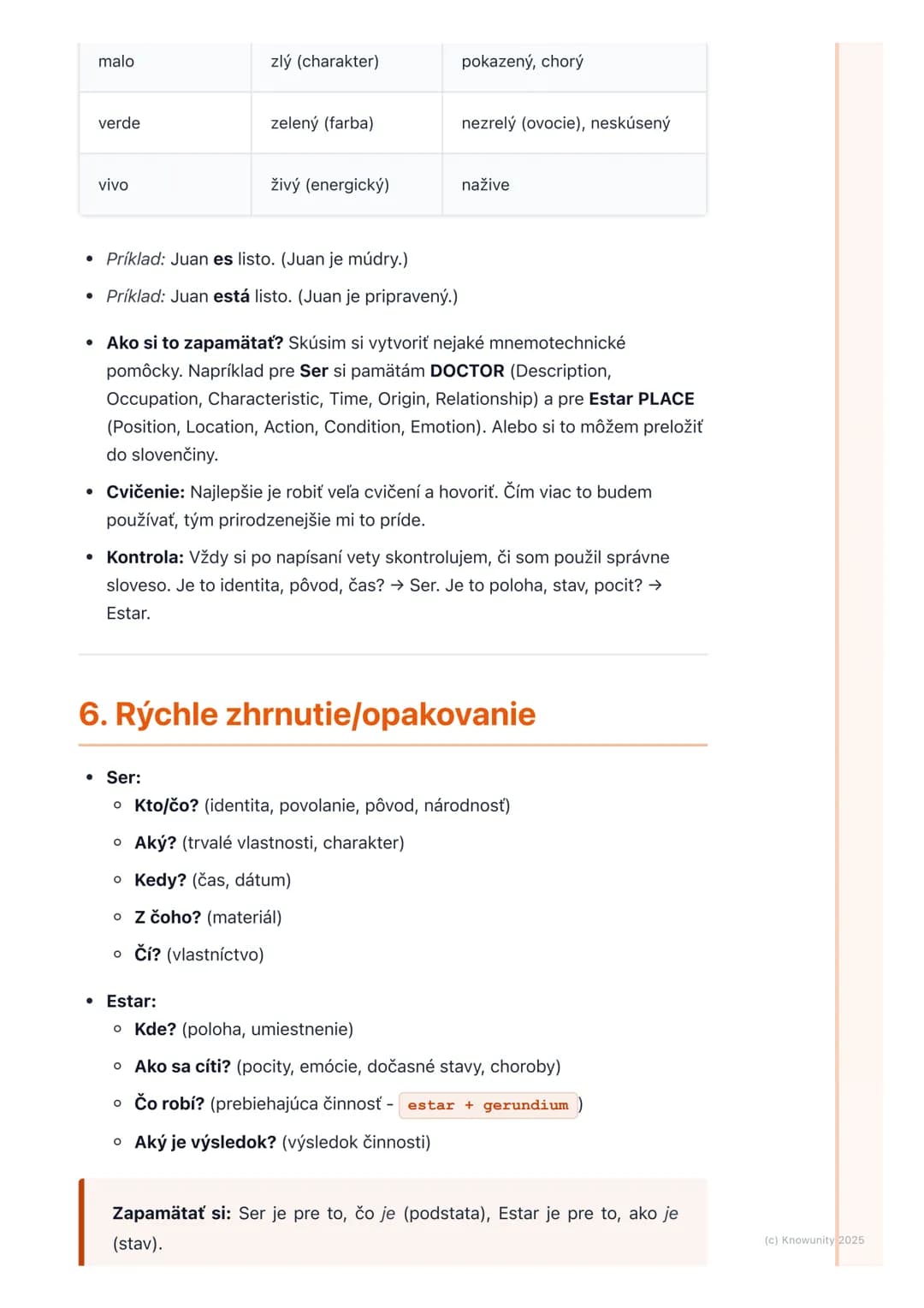 # Slovesá Ser a Estar
1. Prehľad/úvod
Ahojte! Dnes si prejdeme veľmi dôležitú tému v španielčine, ktorá nám
Slovákom robí často problémy r