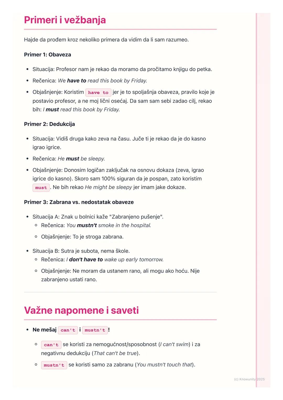 # Modalni glagoli
Uvod u modalne glagole
Modalni glagoli su posebna vrsta pomoćnih glagola. Oni ne opisuju radnju, već
menjaju značenje gl