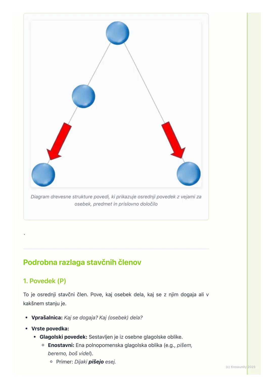 # Stavčni členi in njihove vloge
Uvod v stavčne člene
Stavčni členi so temeljni gradniki povedi. Vsaka beseda ali besedna zveza v
povedi o