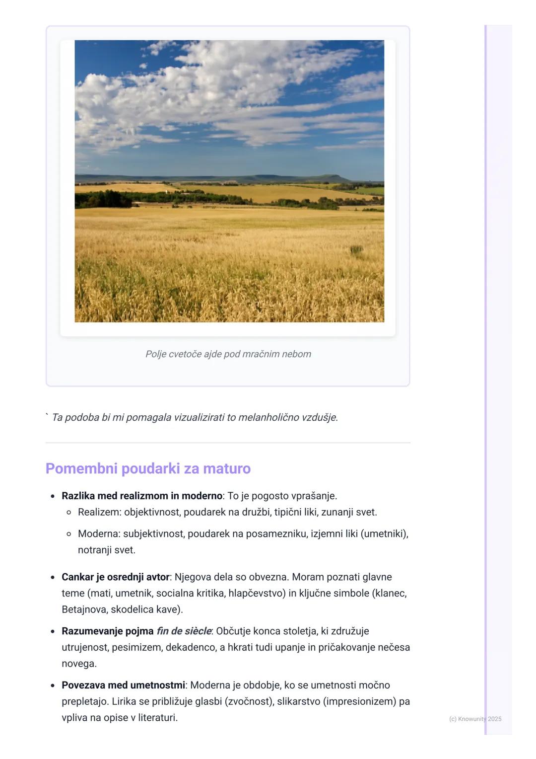 # Moderna
Uvod v slovensko moderno
Moderna je literarno obdobje, ki se v Evropi in pri nas pojavi na prehodu iz 19. v
20. stoletje, nekako