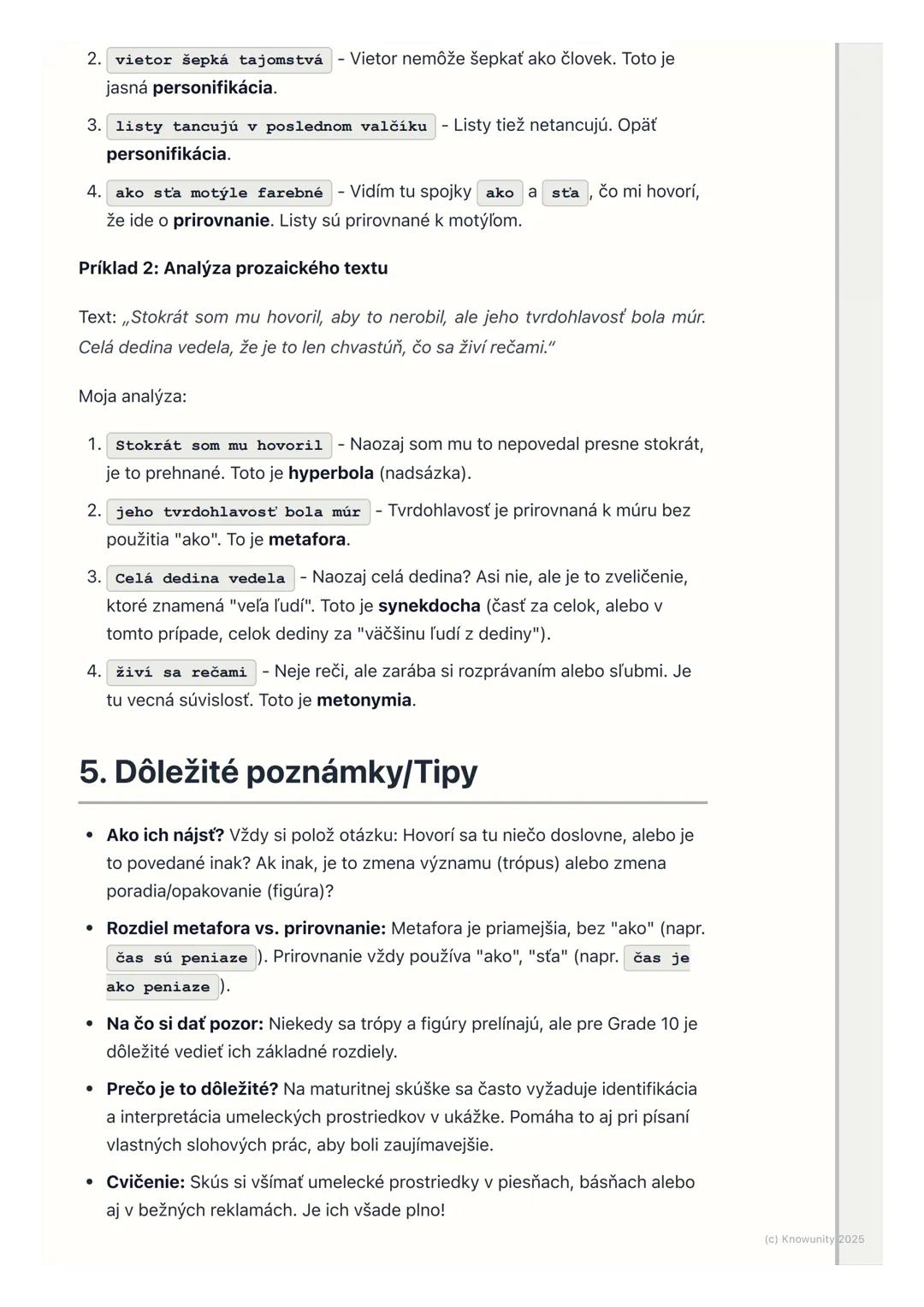 # Umelecké prostriedky a figúry
1. Úvod do umeleckých prostriedkov a
figúr
V literatúre, ale aj v bežnej reči, často používame špeciálne s