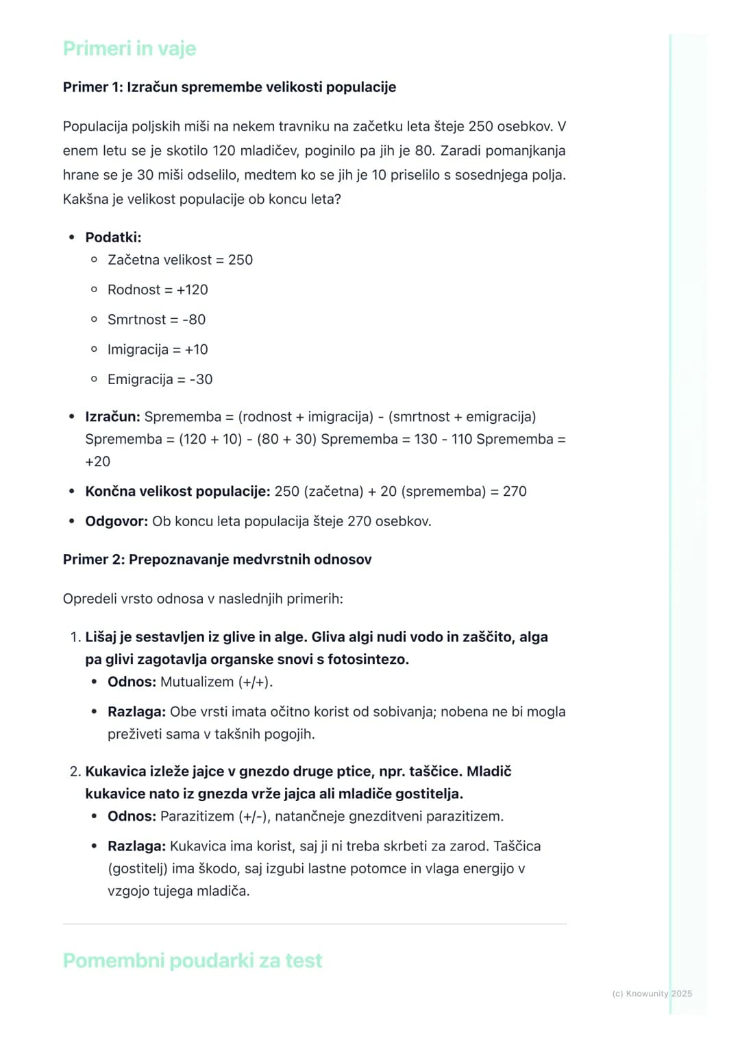 # Populacijska in skupnostna
ekologija
Uvod v populacijsko in skupnostno ekologijo
Ekologija preučuje odnose med organizmi in njihovim oko