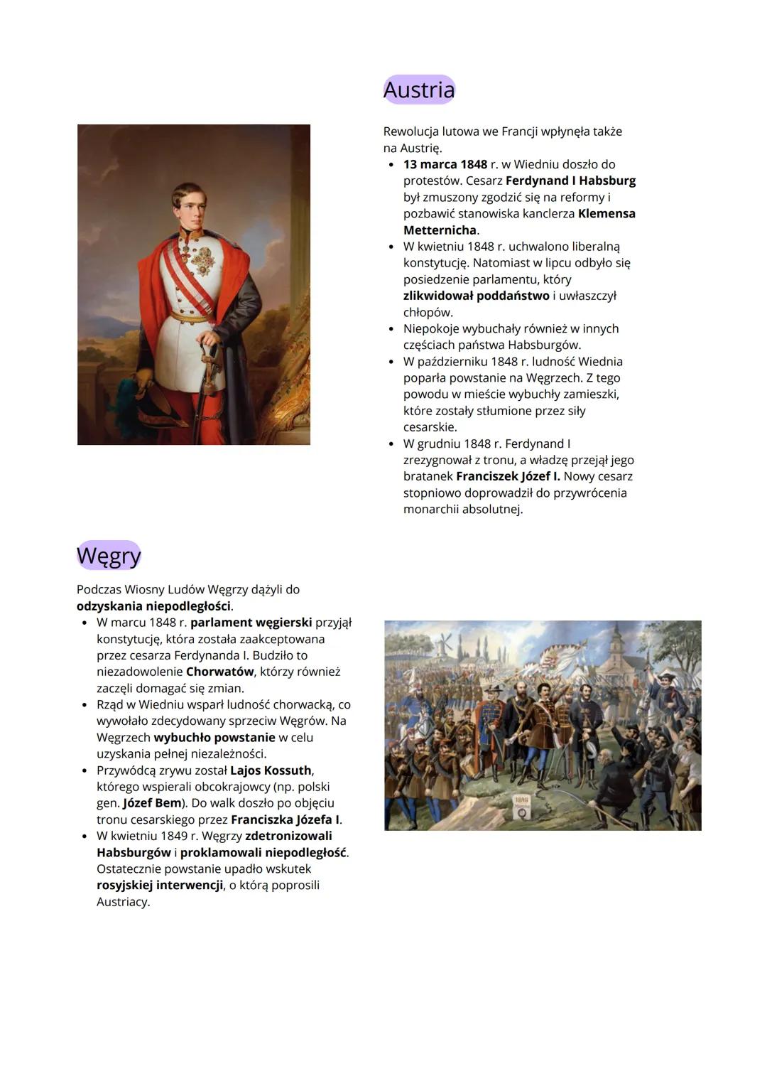 # Wiosna ludów
## Przyczyn Wiosny Ludów
- zła sytuacja najniższych grup społecznych
- wywołana m.in. klęskami głodu, złymi
warunkami p